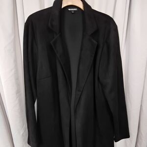 Women's Long Black Overcoat